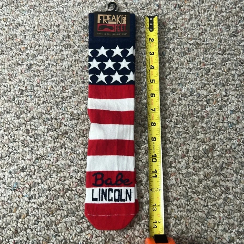 Freaker Feet Babe Lincoln Socks-Unisex Men 4-13 Women  6-14 New